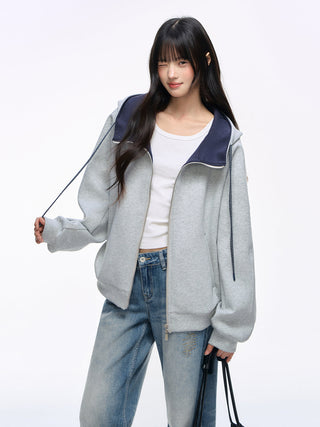 [NS76] double zipper cardigan