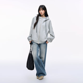 [NS76] double zipper cardigan