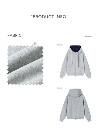[NS76] double zipper cardigan