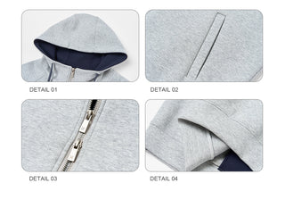 [NS76] double zipper cardigan
