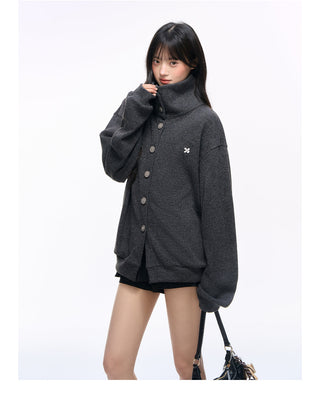 [NS76] thick stripe cardigan