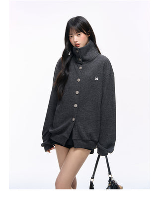 [NS76] thick stripe cardigan
