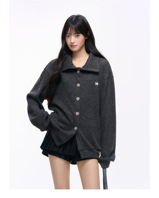 [NS76] thick stripe cardigan