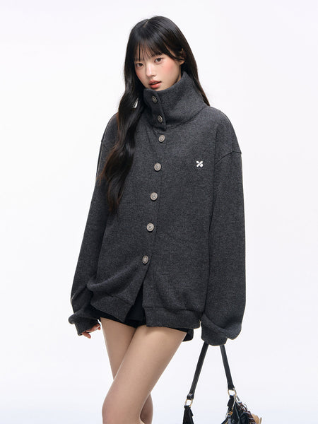 [NS76] thick stripe cardigan