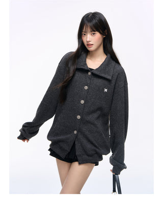 [NS76] thick stripe cardigan