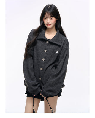 [NS76] thick stripe cardigan