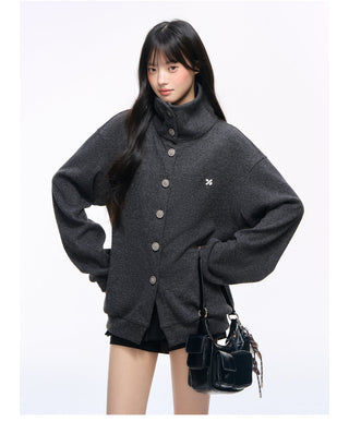 [NS76] thick stripe cardigan