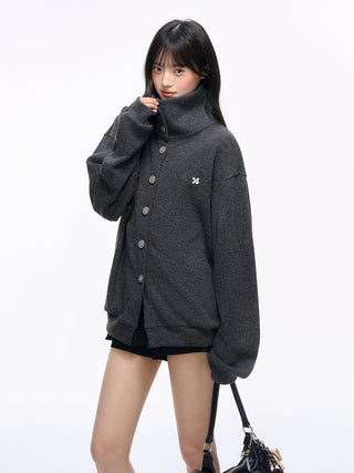 [NS76] thick stripe cardigan