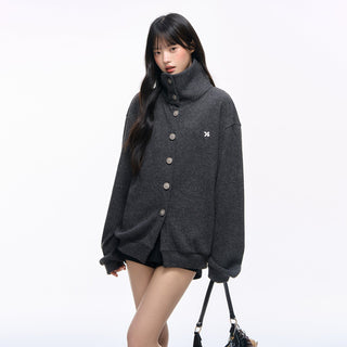 [NS76] thick stripe cardigan
