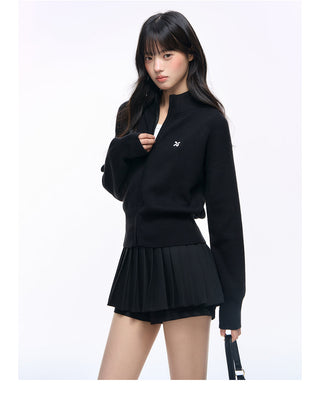 [NS76] zipper knit cardigan