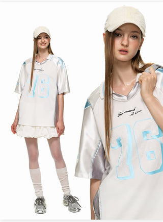 [NS76] retro glossy tee