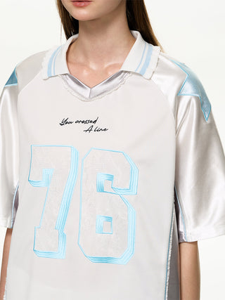 [NS76] retro glossy tee