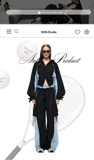 [NS76] hooded sport set