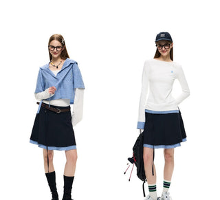 [NS76] plaid midi skirt