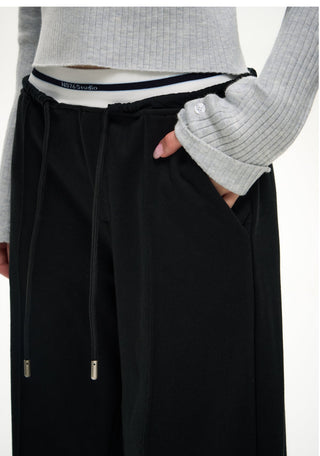 [NS76] drawstring sweatpants