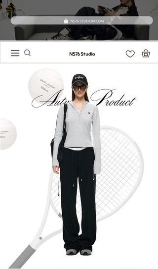 [NS76] drawstring sweatpants