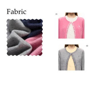 [NS76] embroidered cardigan coat