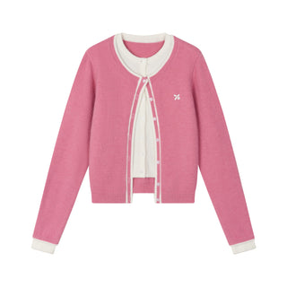 [NS76] embroidered cardigan coat