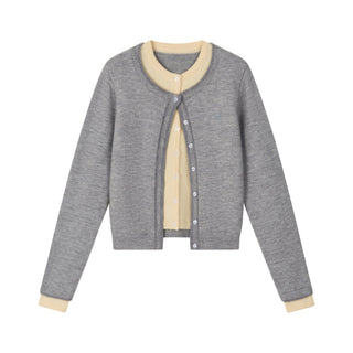 [NS76] embroidered cardigan coat