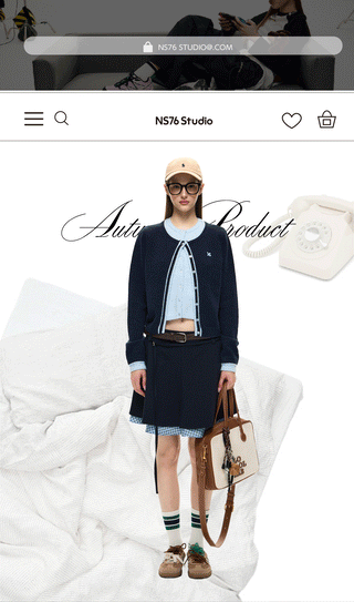 [NS76] embroidered cardigan coat