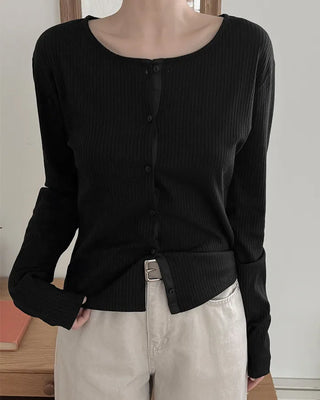 Daily Rib T-Shirt Cardigan