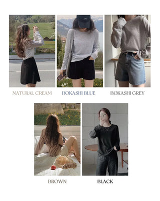 Loose knit top - 7 colors
