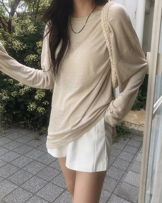 Sweat Linen T-Shirt - 4 Colors