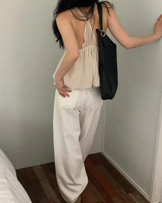 Layered bustier blouse