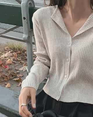 Soft Rib Cardigan - 5 Colors