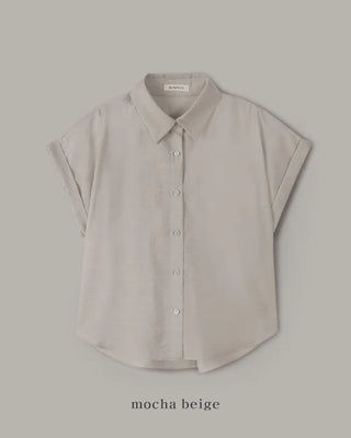 Cooling Tencel Roll-Up Blouse