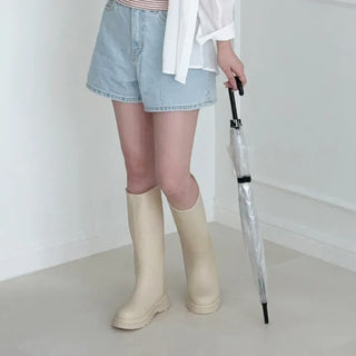 Rubber Platform Long & Mid Rain Boots