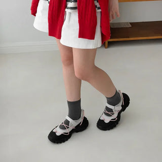 Gorpcore String Velcro Mary Jane Sneakers Sandals