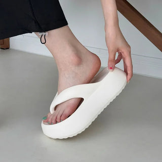 EVA Lightweight Platform Height-Increasing Block Heel Flip-flops