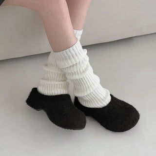 Clog Height-Increasing Platform UGG Fur Slippers