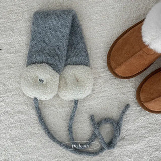 Cozy and Stretchy Sherpa Knit Earflaps