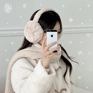 Fluffy Foldable Fur Earmuffs