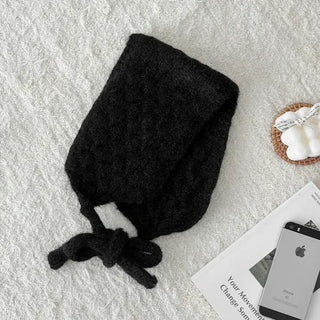 Wool Strap Knit Earflaps Thermal Earmuffs Balaclava