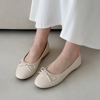 Ribbon Soft Flat Shoes Loafers