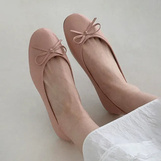 Ribbon Simple Flat Shoes