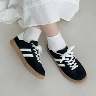 Round Color Block Platform Sneakers
