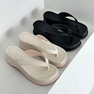 Square Platform Flip-flop Sandals/Slippers