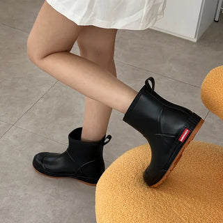 Color Short Rain Boots