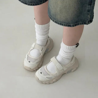 Mesh Velcro Mary Jane Sandals Ugly Sneakers