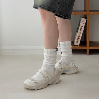 Mesh Velcro Mary Jane Sandals Ugly Sneakers