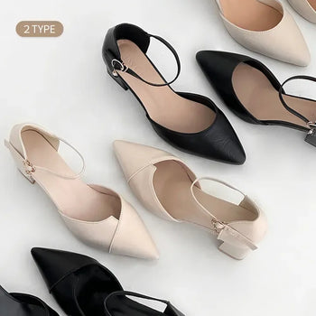 2 Types Stiletto Buckle Strap Mary Jane Platform Heel -3100&3215