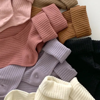 Basic Long & Mid Cotton Wool Socks Piece Set