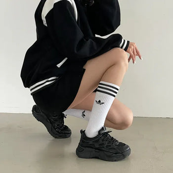 Mesh Ugly Platform Sneakers