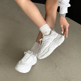 Mesh Ugly Platform Sneakers