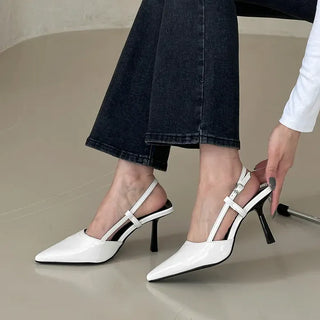 Stiletto Strap Slingback High Heel Pumps