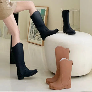 Waterproof Chelsea Buckle Strap Short, Mid & Long Rain Boots